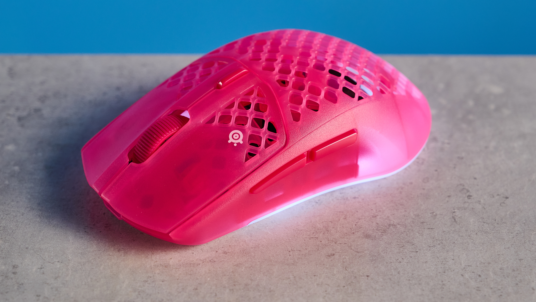 ماوس بی سیم Red SteelSeries Aerox 3 Wireless Gen 2 برای بازی