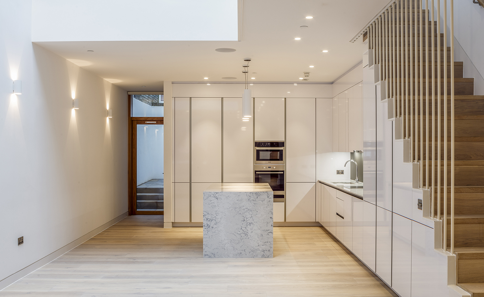 Kitchen with sink