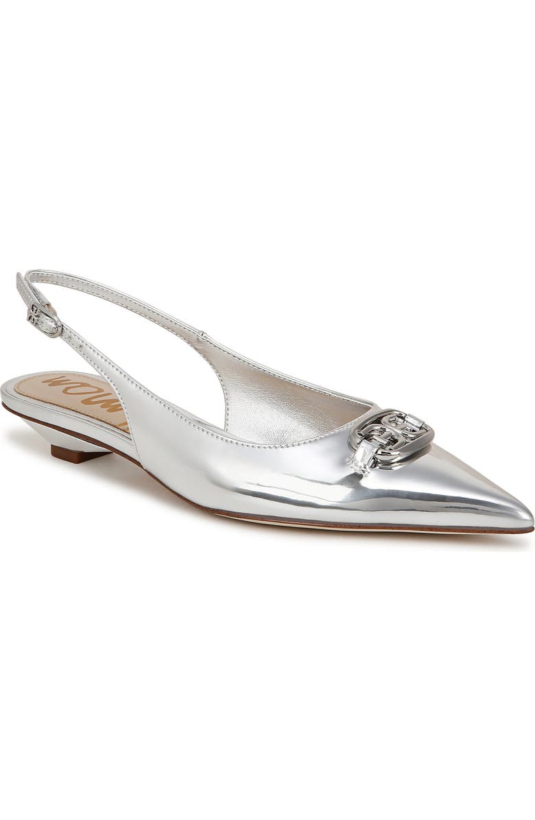 Aggie Pointed Toe Slingback Flat