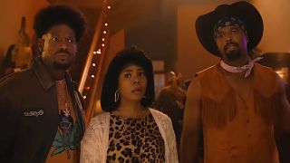 Marlon Wayans, Regina Hall and Shawn Wayans are shown in the trailer for Scary Movie 6.