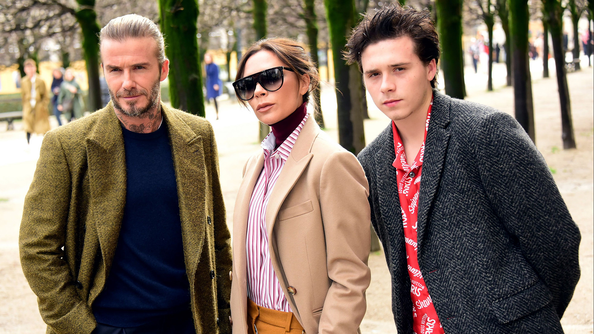 The Beckham Family Shuts Down The Louis Vuitton Front Row