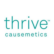 A close up of a woman using an eyebrow gel from Thrive Causemetics.
