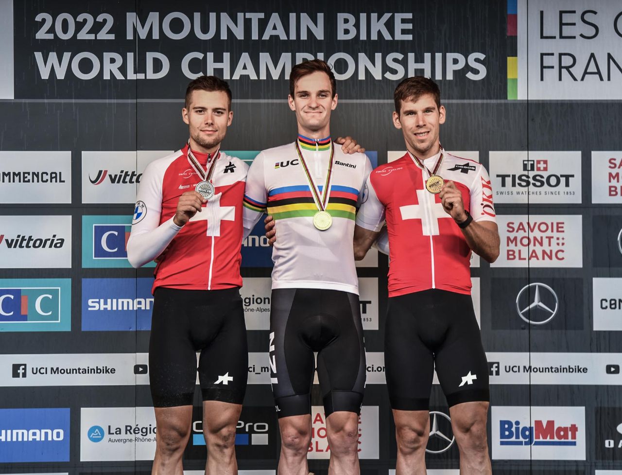 L to r: Filippo Colombo, Sam Gaze, Thomas Litscher