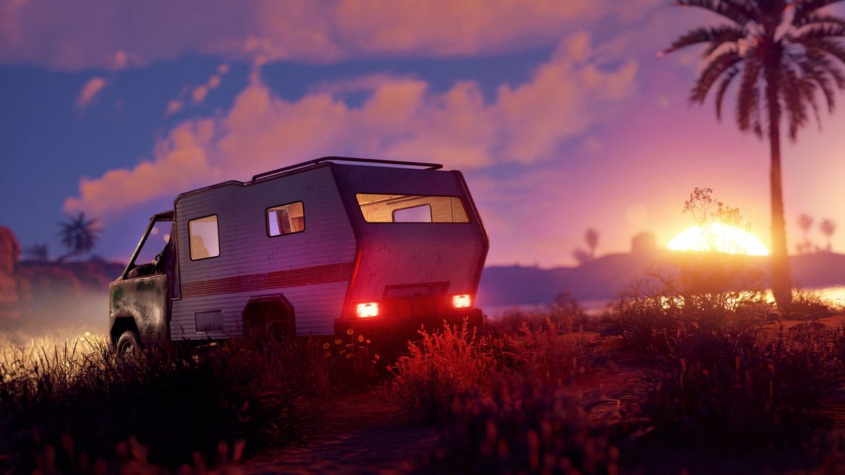 Rust Camper Van