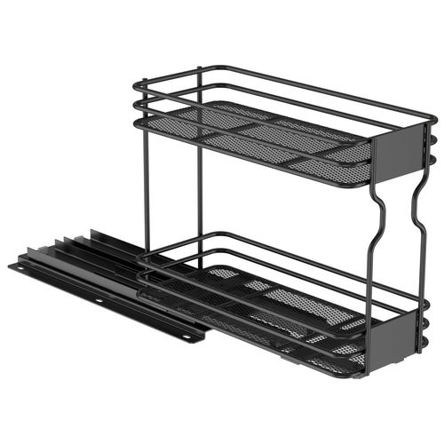 2-Tier Pull Out Spice Rack Organizer for Cabinet