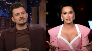 orlando bloom on the tonight show and katy perry on cbs news 