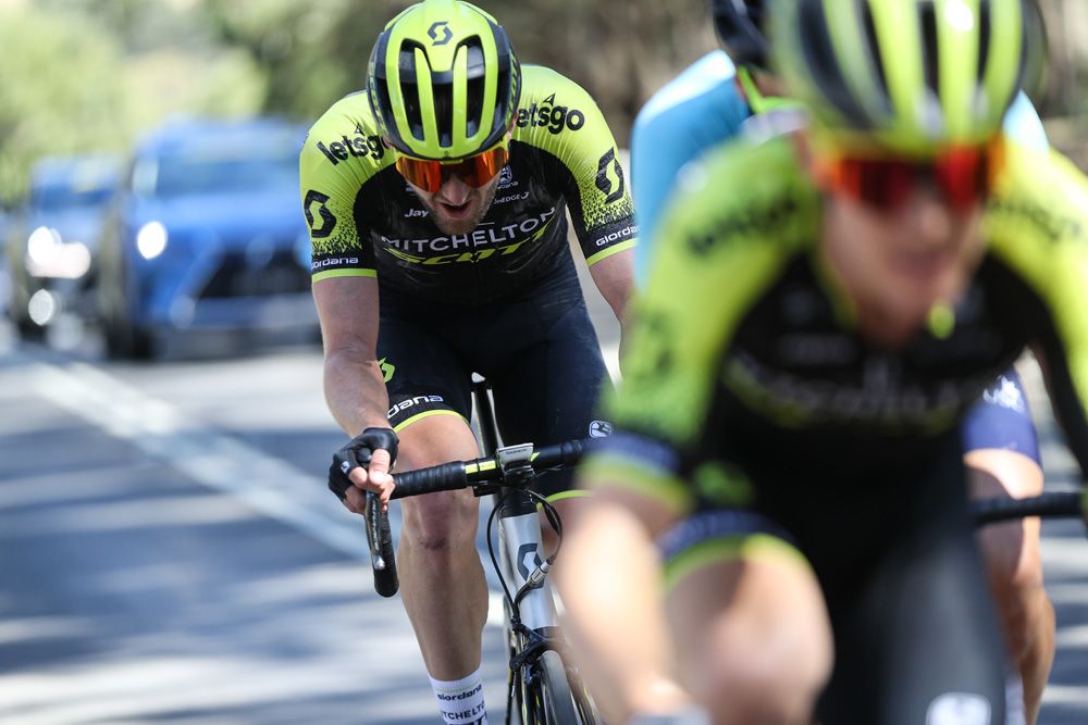 Luke Durbridge cracked on the final lap