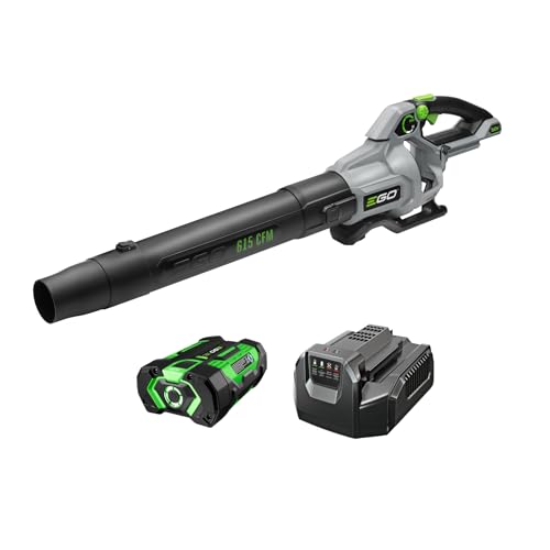 Ego Power+ Cordless Electric Leaf Blower, 615 Cfm, With Battery - Lb6151