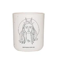4. Damselfly Capricorn candle
