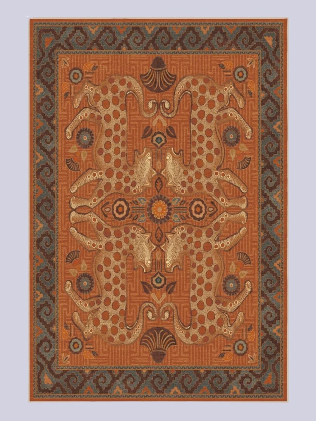 Ruggable UK, Eartha Terracotta Flatwoven Rug