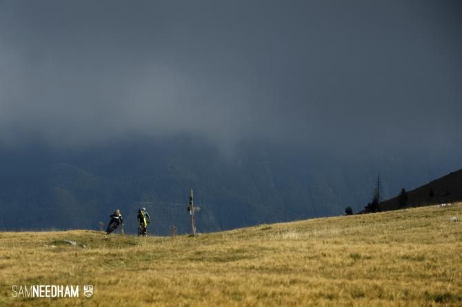 Two riders during Day 4