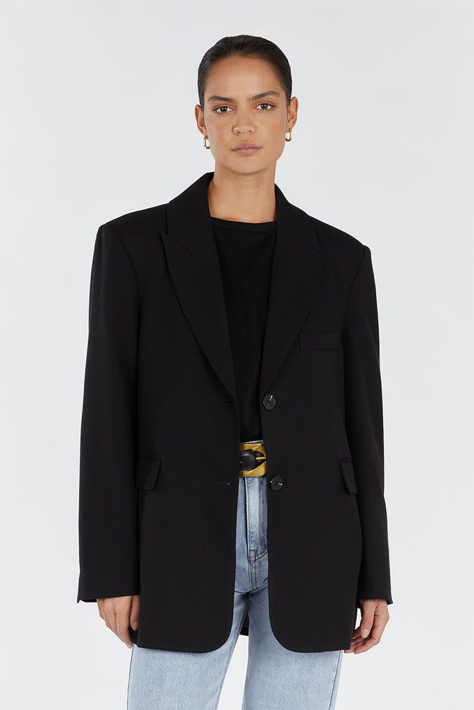 HARLEY BLACK BOYFRIEND BLAZER