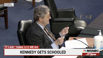 Sen. John Kennedy gets schooled