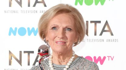 Mary Berry at the National Television Awards on January 25, 2017 in London, England