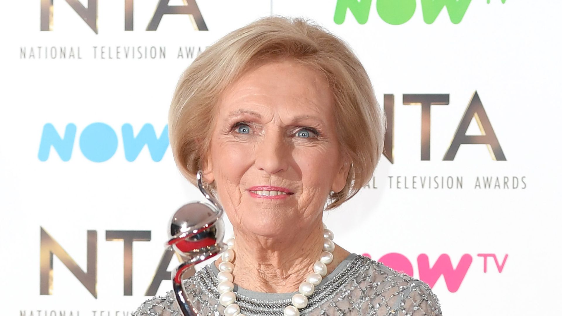 Mary Berry at the National Television Awards on January 25, 2017 in London, England