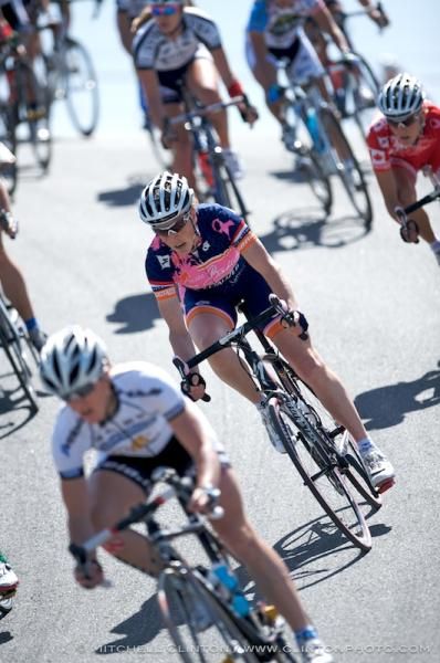 Alison Powers (Team Vera Bradley Foundation) during the race