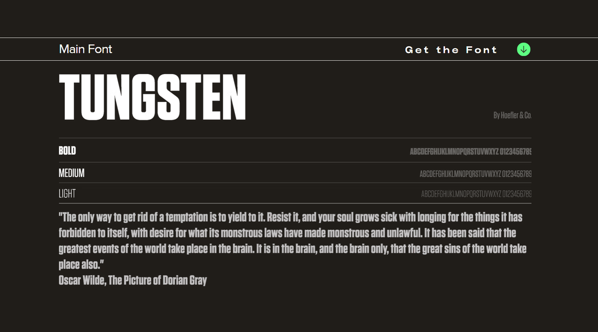 Fonts from the Game Font Library