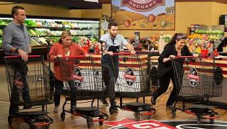 An example of the food store in Guy's Grocery Games.