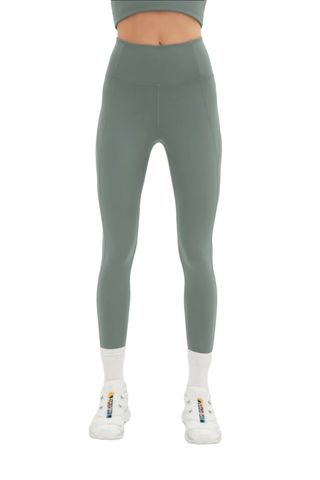 Girlfriend Collective Misty Sage Compressive High-Rise Legging