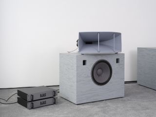 audio equipment, part of Devon Turnbull / OJAS exhibition