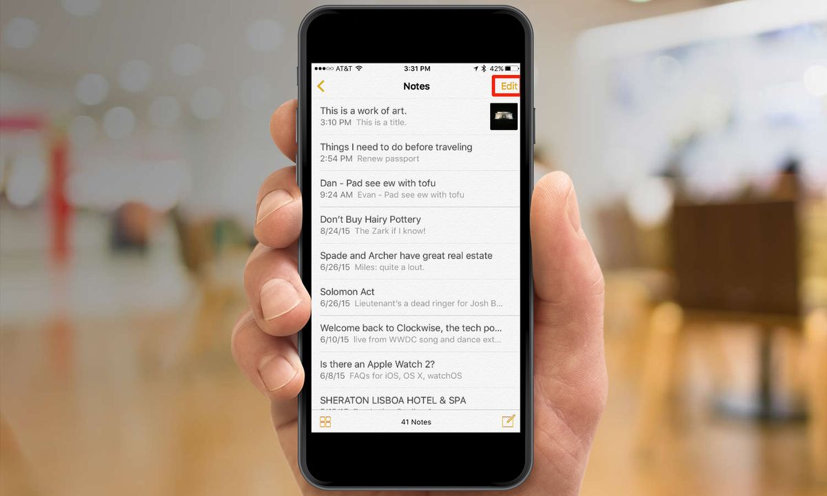 How to Manage Notes in iOS 9 | Tom's Guide
