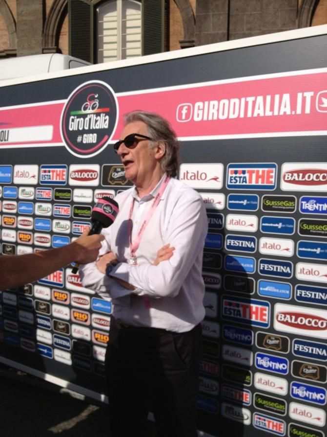 Paul Smith was along for the ride to see his jersey designs be unveiled Hesjedal was the first to wear one onto the podium as this years defending champion