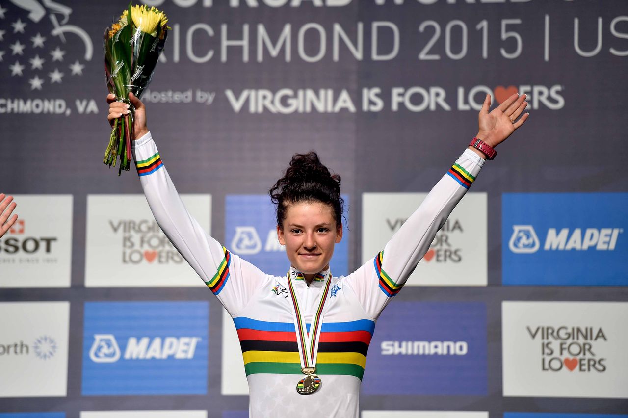 2015 Junior World Champion Chloe Dygert (USA)