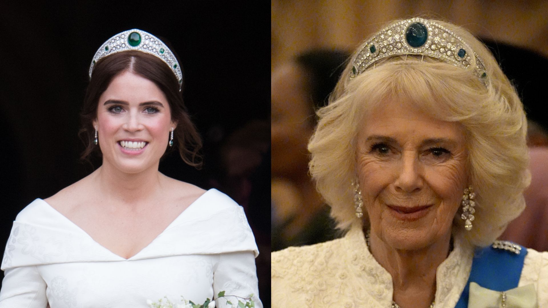 Queen Camilla Shocks Fans By Wearing Princess Eugenie’s Wedding Tiara in “Jaw-Dropping” Moment Amid Andrew Scandal