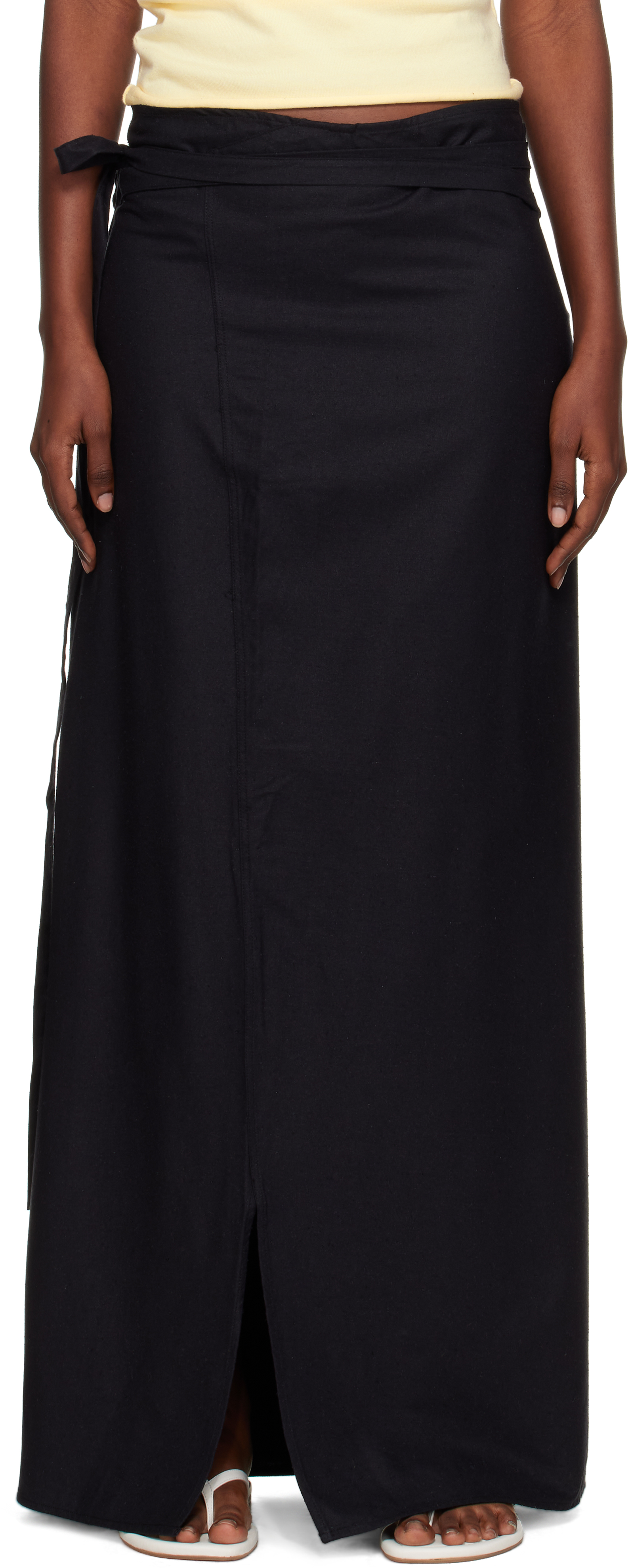 Black Venn Maxi Skirt