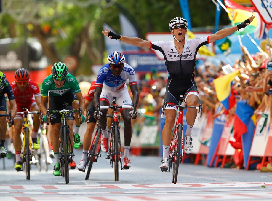Jasper Stuyven (Trek Factory Racing) wins stage 8 of the Vuelta a Espana