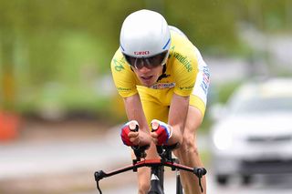 Ilnur Zakarin (Team Katusha) finished third in the time trial and won the overall classification