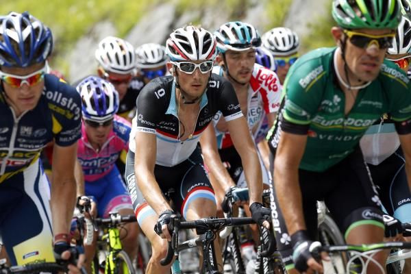 Fr&auml;nk Schleck (Leopard Trek) again looked good on the climb
