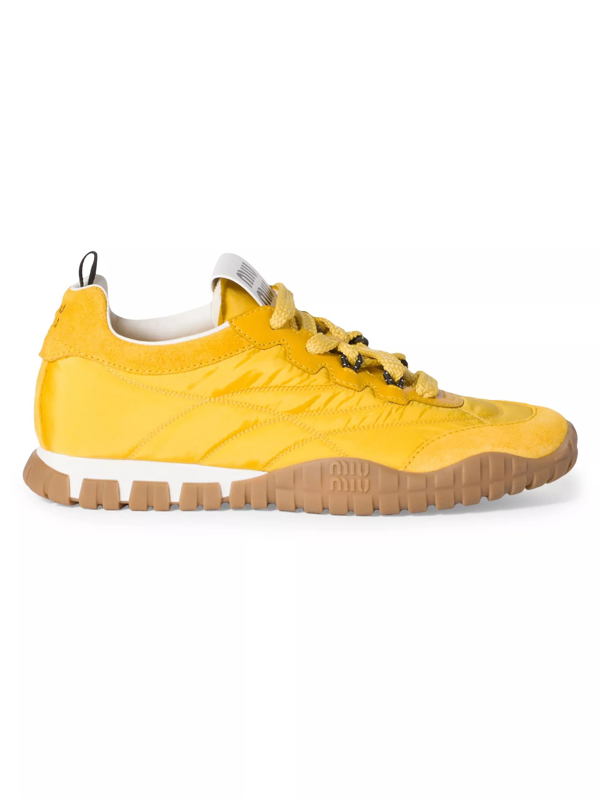 Tyre Technical Fabric and Suede Sneakers