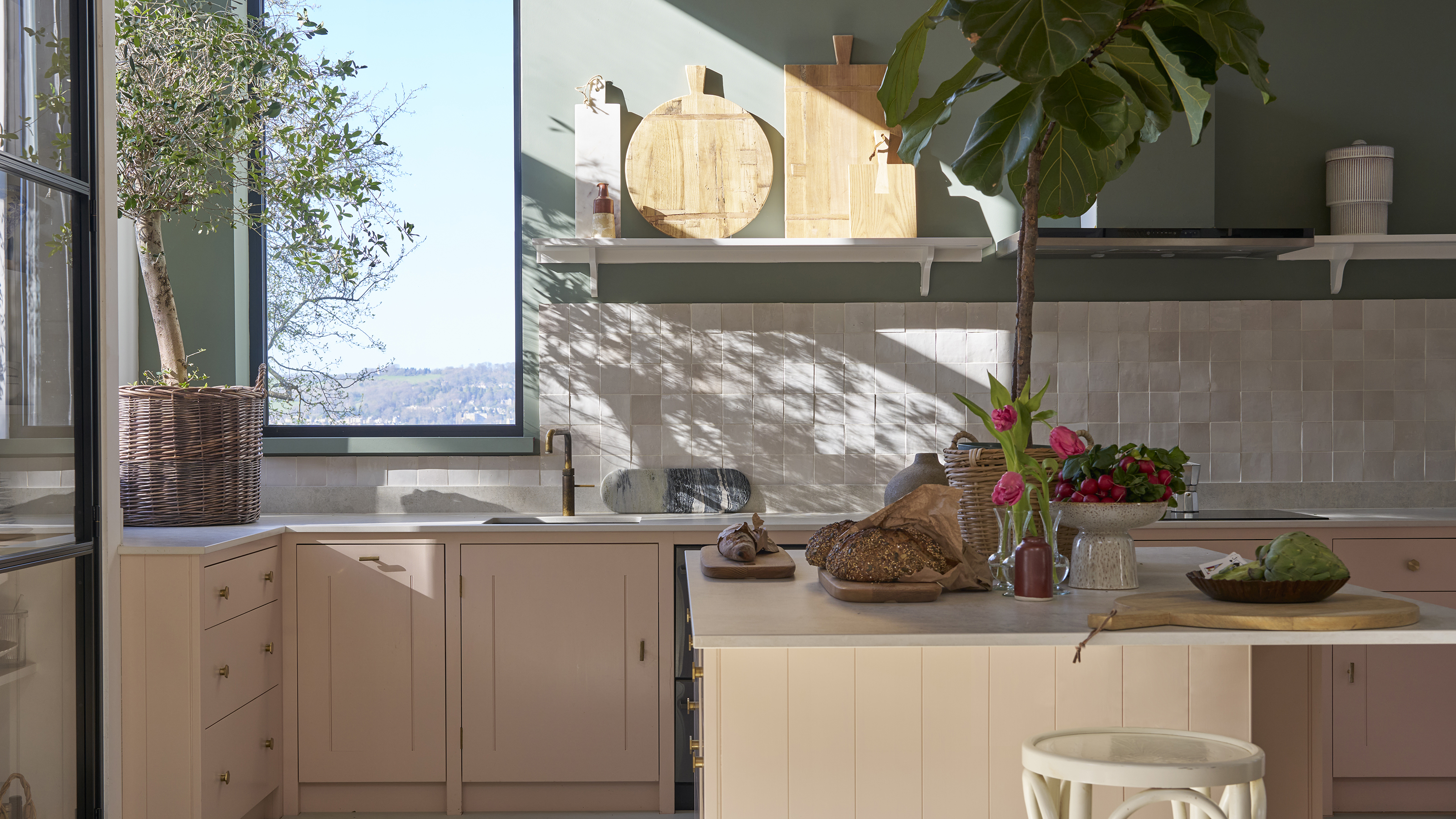 Farrow & Ball new paint finish in kitchens
