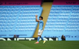 David Silva made his final Premier League appearance for the club