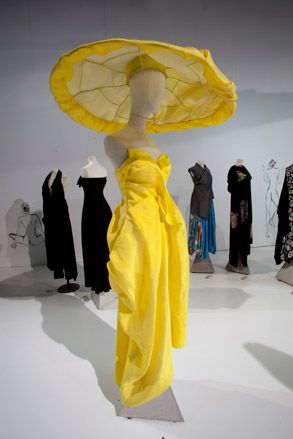 Yohji Yamamoto exhibition view at the V&A