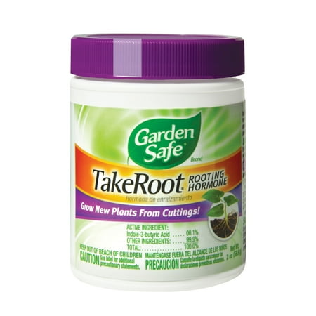 Garden Safe Take Root Rooting Hormone Powder, Grow New Plants From Cuttings, 2 Ounces