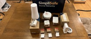 Simplisafe Home Security System unboxed 