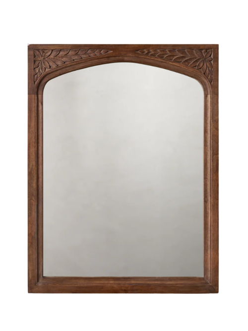 Foster Carved Wood Mirror