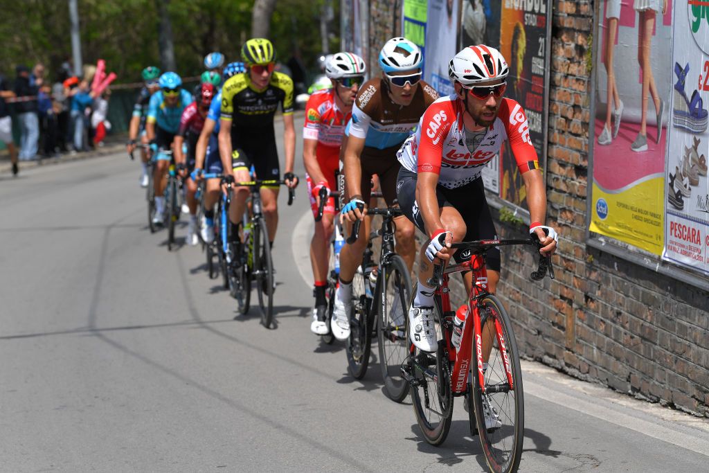 Thomas De Gendt at the front of the breakaway