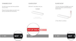 Tap NExt, Tap Set Up this Player, follow the on-screen instructions, tap Next