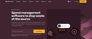 Rippling Spend website screenshot