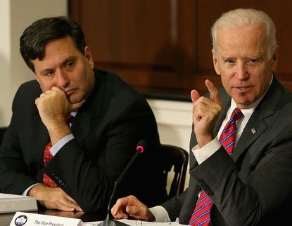 Ron Klain and Joe Biden.