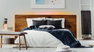 Lifx Lightstrip in a bedroom setting