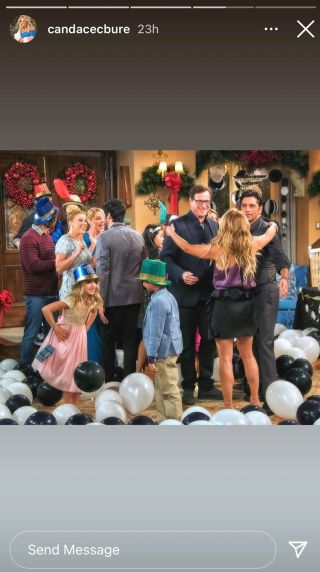 The wrap party on Fuller House
