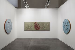Installation view of the Victoria Miro gallery stand.