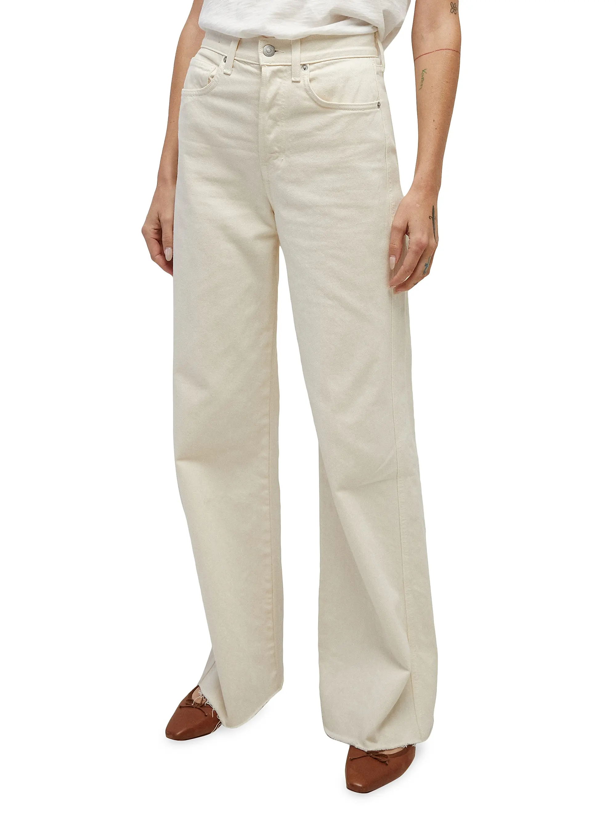 Taylor High-Rise Wide-Leg Jeans
