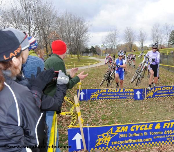 Spectators cheered at the barricades.