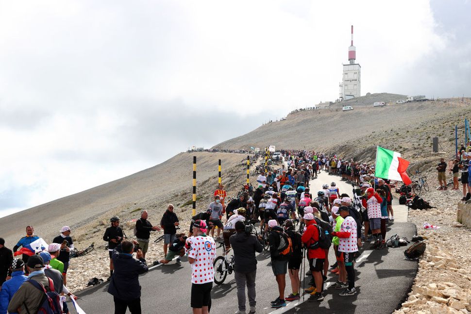 mont ventoux tour de france zeiten