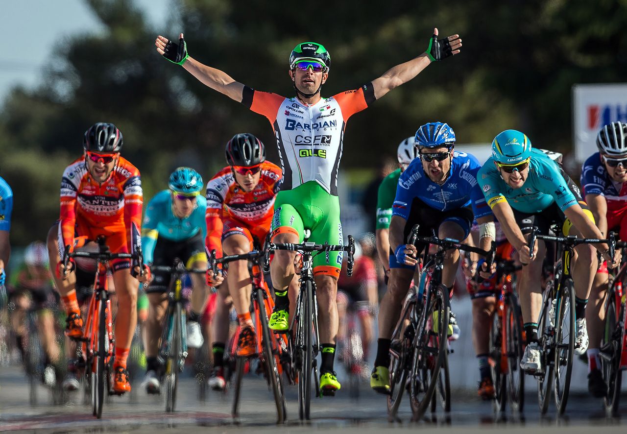 Nicola Ruffoni sprinted to victory in stage 4 of the Tour of Croatia.